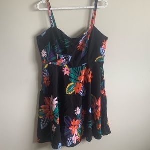 Old Navy Tropical Print Dress Size XL